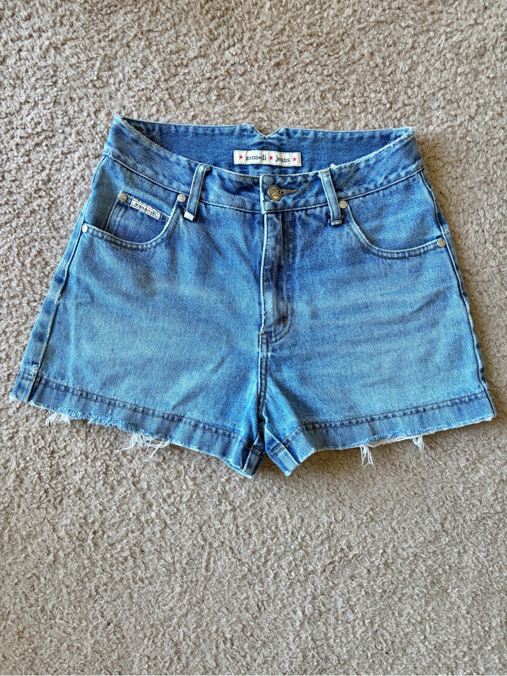 Zana Di Blue Denim Jean Shorts